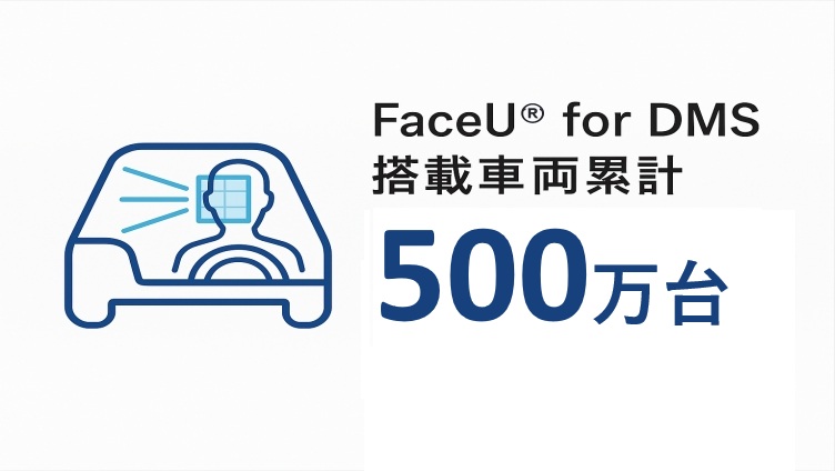 FaceU® for DMS 採用実績が累計500万台を突破しました（2025年12月末時点）